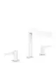 Hansgrohe-HG-3-Loch-Waschtischarmatur-160-Finorismit-Push-Open-Ablaufgarnitur-mattweiss-76034700 gallery number 1